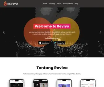 Revivo.id(Aplikasi untuk Mendengarkan Musik) Screenshot