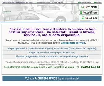 Revizieonline.ro(Pachete revizie formate din piese si manopera in reteaua de service) Screenshot