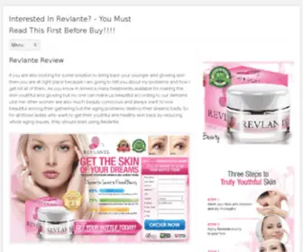 Revlanteskincare.com(GET FREE TRIAL SUPPLIES LIMITED) Screenshot