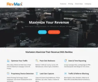 RevMax.com(RevMax Mobile Monetization) Screenshot