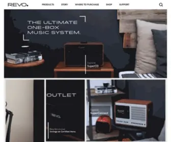 Revo.co.uk(Award-Winning Digital Radio and Music Streaming Products) Screenshot