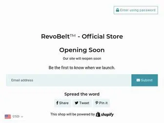 Revobelt.com(Official Store) Screenshot