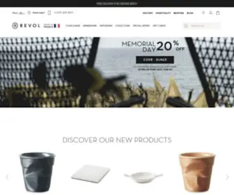 Revol1768.com(Made in france since 1768) Screenshot