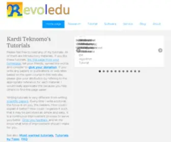 Revoledu.com(Data mining tutorial) Screenshot