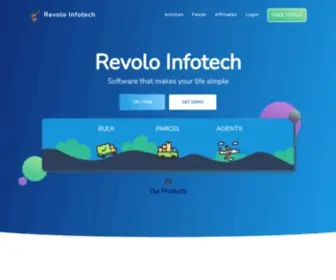 Revolotech.com(Transport and Fleet management software) Screenshot