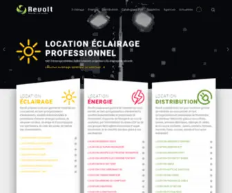 Revolt-Location.com(Revolt propose la location de matériel électrique professionnel ) Screenshot