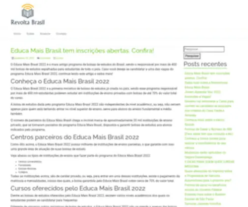 Revoltabrasil.com.br(Revolta Brasil) Screenshot