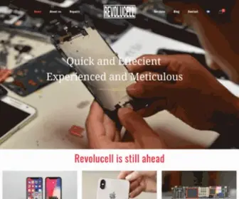 Revolucell.com(Cell phone and tablet repair in Montreal and Terrebonne) Screenshot