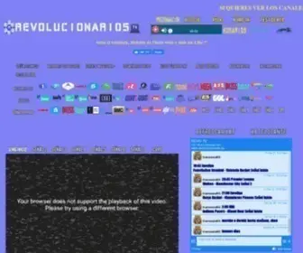 Revolucionariostv.eu(Ver) Screenshot