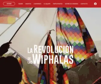 Revoluciondewiphalas.com(Documental Revolución de las Wiphalas) Screenshot