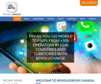 Revolugroup.com(RevoluPAY $695 Billion remittance industry) Screenshot