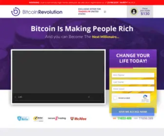 Revolution-Bitcoin.net(Revolution Bitcoin) Screenshot