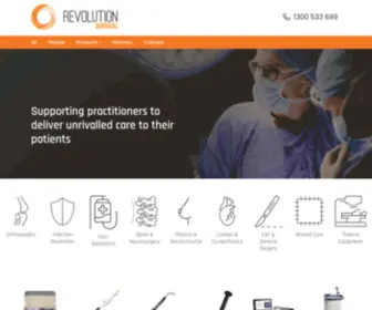 Revolution-Surgical.com(Revolution Surgical) Screenshot