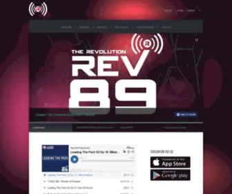 Revolution89.com(Rev 89 89.5 FM) Screenshot