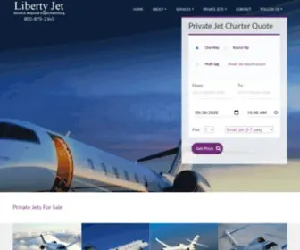 Revolutionair.com(Private Jet Charter) Screenshot