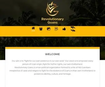 Revolutionarygoans.com(Revolutionary Goans) Screenshot