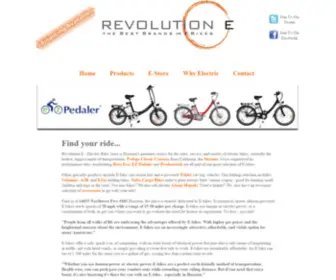 Revolutionebikes.com(Revolution E Bikes) Screenshot