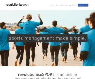 Revolutionise.com.au(RevolutioniseSPORT) Screenshot