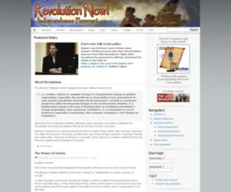 Revolutionnow.us(Revolution Now) Screenshot