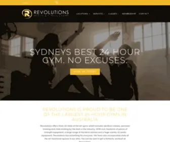 Revolutionsgym.com.au(Revolutions Health & Fitness Centre) Screenshot