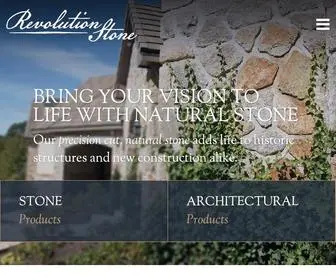 Revolutionstone.com(Revolution Stone) Screenshot