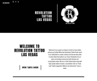 Revolutiontattooparlor.com(Best Tattoo Shop in Las Vegas) Screenshot