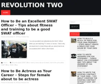 Revolutiontwo.com(Revolution Two) Screenshot