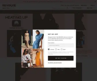 Revolve.com(Shop Top Designer Clothing Brands Online at REVOLVE) Screenshot