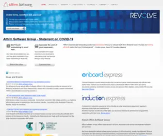 Revolvehq.com(Affirm Software) Screenshot