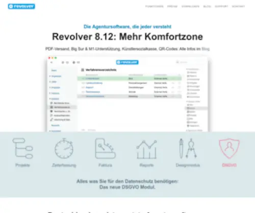 Revolver.info(Advertising Agency Software) Screenshot