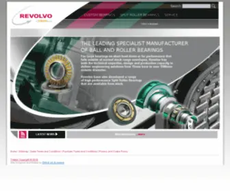Revolvo.com(Revolvo Specialist Bearings Split Roller Bearings SRB) Screenshot
