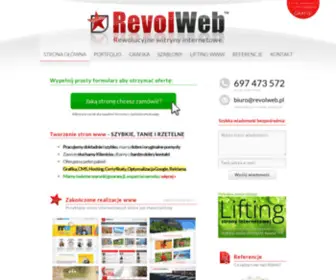 Revolweb.pl(Tworzymy Rewolucyjne Witryny WWW) Screenshot