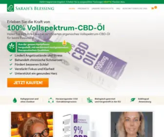 Revolyn-Diat.com(CBD Hanf Cannabidiol in Deutschland kaufen. Sarah’s Blessing) Screenshot