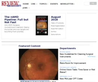 Revophth.com(Review of Ophthalmology®) Screenshot