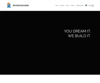 Revordbuilders.com(Custom Homebuilder) Screenshot