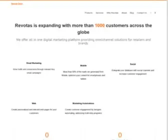 Revotas.com(Revotas Marketing Automation Platform) Screenshot