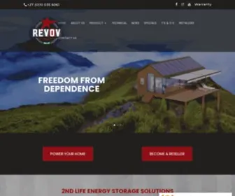 Revov.co.za(REVOV Lithium Iron Phosphate Batteries) Screenshot