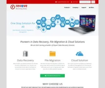 Revove.com(An IT Solution for Data Recovery & Email Forensics) Screenshot