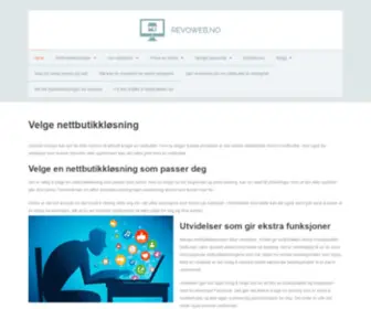 Revoweb.no(Nettbutikkløsning) Screenshot