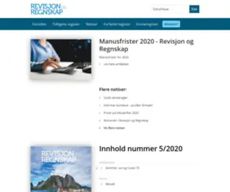 Revregn.no(Revisjon og regnskap) Screenshot