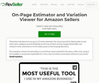 Revseller.com(Amazon Seller Extension) Screenshot