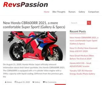 Revspassion.com(Automotive enthusiast blog) Screenshot