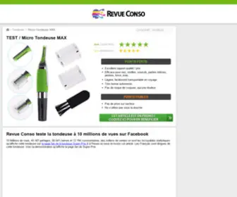 Revue-Conso.com(Revue Conso teste) Screenshot