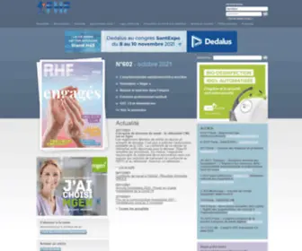 Revue-Hospitaliere.fr(Revue Hospitalière de France) Screenshot