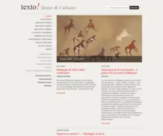 Revue-Texto.net(Revue Texto) Screenshot