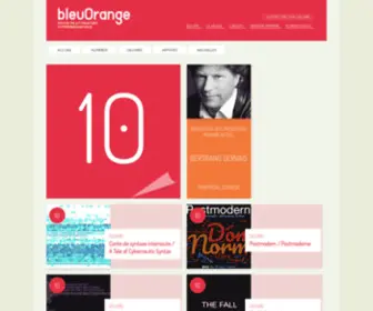 Revuebleuorange.org(Page d'accueil) Screenshot