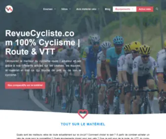 Revuecycliste.com(Le meilleur du cyclisme) Screenshot