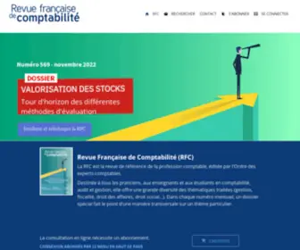 Revuefrancaisedecomptabilite.fr(Revue Française de Comptabilité) Screenshot
