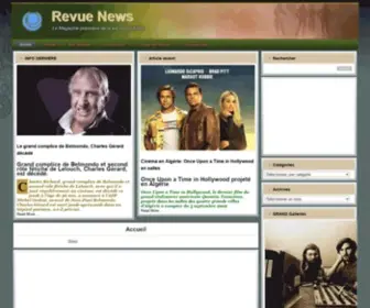 Revuenews.com(Le Magazine populaire de la vie au quotidien) Screenshot