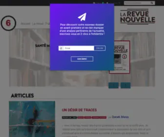 Revuenouvelle.be(Traitement) Screenshot